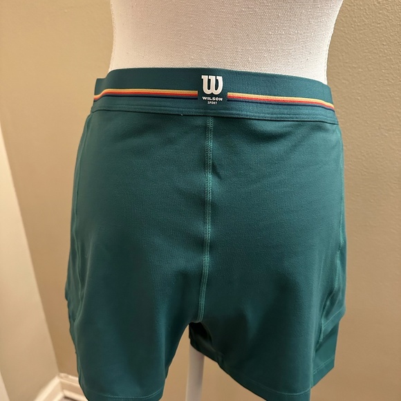 Wilson Winning Tennis Dress & Matching liner shorts - Field Green Size 10/Large - Picture 6 of 7
